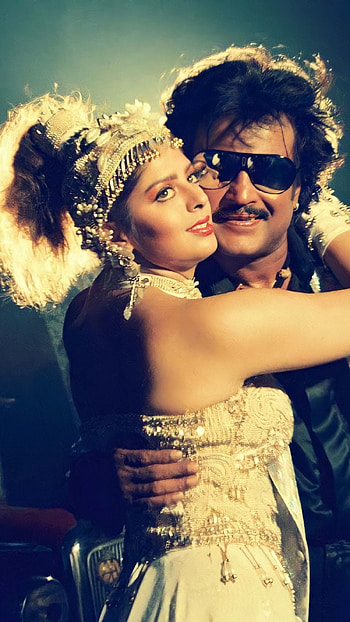 Basha, rajinikanth, nagma, tamil movie HD phone wallpaper