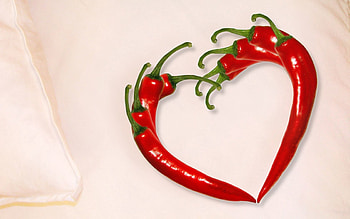 Pepper, Love, Form, Heart HD wallpaper