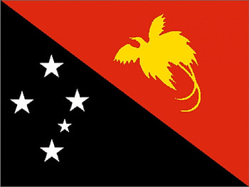 Papua New Guinea Flag, papua new guinea, flag, red black HD wallpaper
