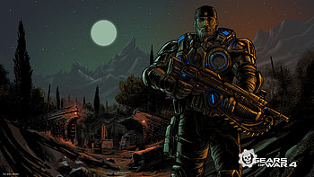 Marcus Gears Of War 4, gears-of-war-4, xbox-games, games, pc-games, ps-games HD wallpaper
