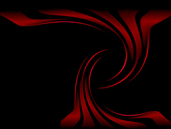 red life, waves, abstract HD wallpaper