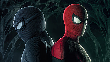Black And Red Spider Suit , spiderman, superheroes, artwork, artstation HD wallpaper