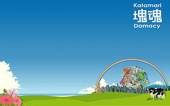 Katamari Damacy, strange, video game, weird, japan HD wallpaper