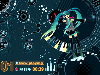 maiku now playing, cartoon, cg, 3d, maiku HD wallpaper
