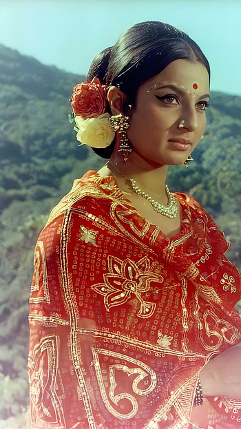 Tanuja, bollywood actress HD phone wallpaper