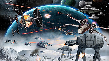 Star Wars Space Battle - 1302331 HD wallpaper