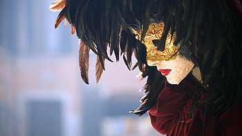 Carnival of Venice, Venetian mask, Festive revelry, Bright colors HD wallpaper