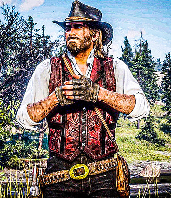 Arthur Morgan, cloud, sky HD phone wallpaper