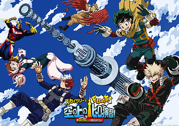 My Hero Academia : Epic Sky Battle Scene, Anime, My Hero Academia HD wallpaper
