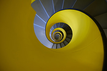 Miscellanea, Miscellaneous, Ladder, Stairs, Steps, Spiral, Handrail, Twisting, Railings, Twist HD wallpaper