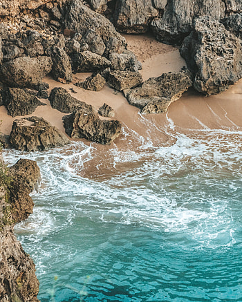 Nature, Water, Stones, Sea, Rocks, Shore, Bank HD phone wallpaper