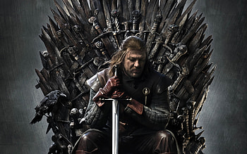 Ned Stark, Iron Throne HD wallpaper