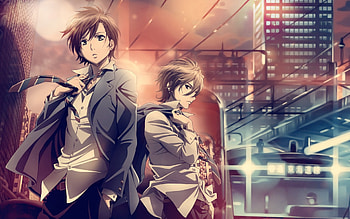 Storm Losses, anime, city, 2 boys, japan, cool, tokyo, handsome HD wallpaper