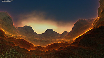 Valley Burn, burn, creative, graphics HD wallpaper