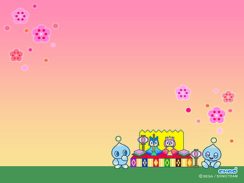 Chao, sonic, festival, video games, flowers HD wallpaper