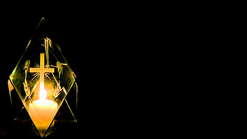 Glass Cross Candle - Creative Commons Christian Worship background video stock video - YouTube HD wallpaper
