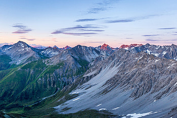 Landscape, Nature, Mountains, Twilight, Dusk, Mountain Range HD wallpaper