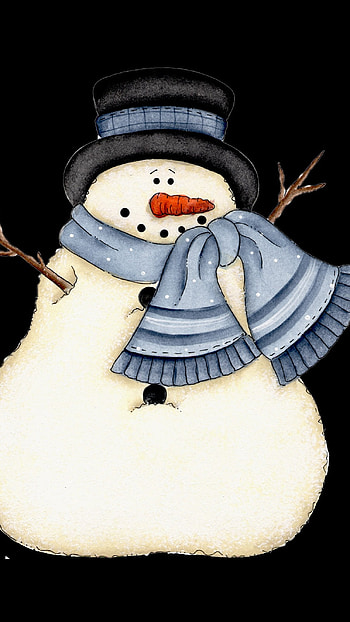 Snowman, White Snow HD phone wallpaper