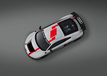 Audi R8 Lms Gt4 Top View, audi-r8, audi, cars HD wallpaper