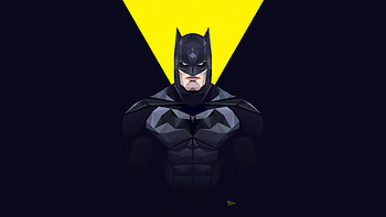 Batman Minimal , batman, superheroes, behance, artwork, digital-art HD wallpaper
