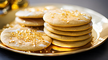 Gourmet Golden Pancakes, food, Sugar Cookie, cookie, dessert HD wallpaper