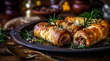 Delicious Pigs in a Blanket – Savory Snack Perfection, food, Pigs in a blanket HD wallpaper