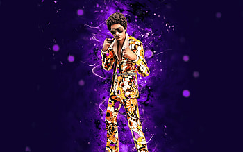 Blastoff Bruno Mars, , violet neon lights, Fortnite Battle Royale, Fortnite characters, Blastoff Bruno Mars Skin, Fortnite, Blastoff Bruno Mars Fortnite HD wallpaper