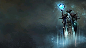 Fantasy mage, Wizard sorcerer, Magic magician, Artwork HD wallpaper