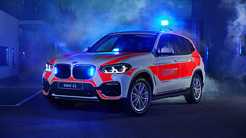 Einsatzfahrzeug: BMW X3 xDrive20d - NEF, 2018 HD wallpaper