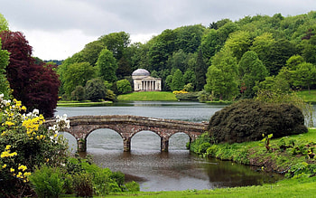 river and bridge, landscape, nature HD wallpaper