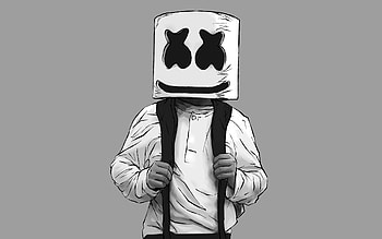 Marshmello Artwork, marshmello, music, dj, artwork, artist, digital-art HD wallpaper