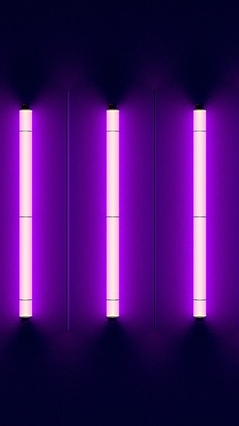 Purple neon lights, Sony Xperia X HD phone wallpaper
