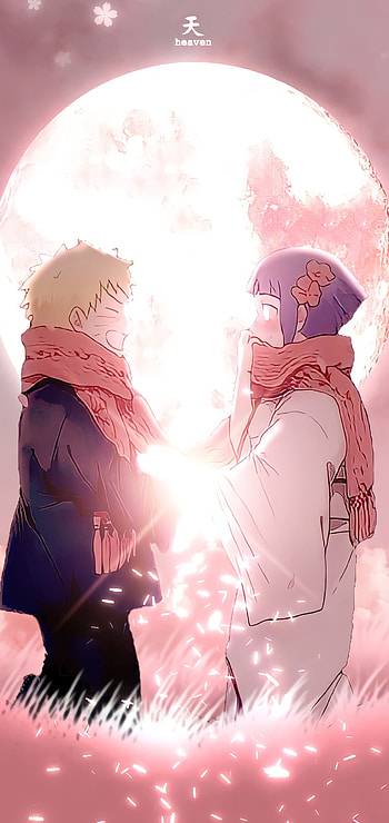 Naruto Hinata, art, pink, Naruto shippuuden, naruhina HD phone wallpaper