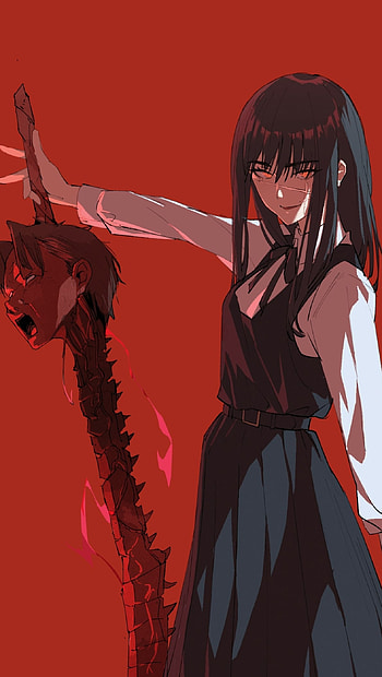Asa Mitaka, Asa Mitaka, Anime, Chainsaw Man HD phone wallpaper