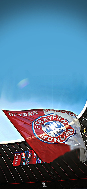 Bayern Fc_ Flag, red, sky, bayern munich, mia san mia HD phone wallpaper