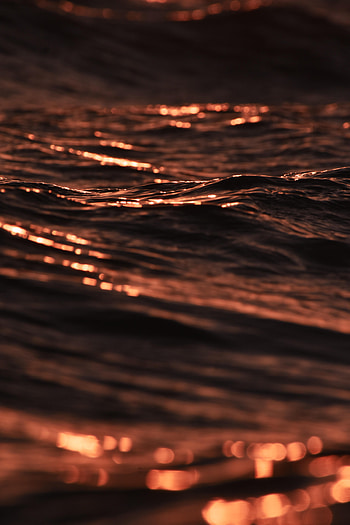Nature, Water, Sea, Waves, Glare HD phone wallpaper
