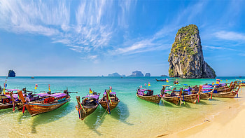 Thailand country, Exotic island, Phuket beach, Ultra HD wallpaper