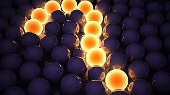 Question mark, balls, dark, abstract HD wallpaper