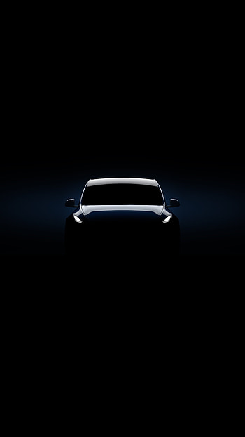 Tesla Model S, Minimalistic , Dark-themed artwork, Sony Xperia Z5 Premium HD phone wallpaper