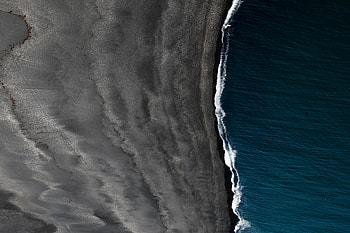 Black Sand Iceland Landscape Space Vik , sand, digital-universe, landscape, space, nature HD wallpaper