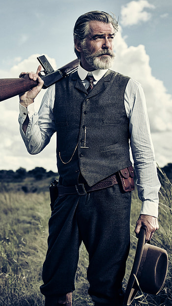 Pierce Brosnan, The Son AMC series, Sony Xperia X HD phone wallpaper