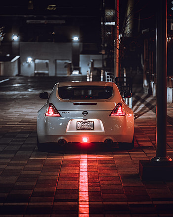 Sports, Nissan, Cars, Nissan 350Z, Sports Car, Back View, Rear View HD phone wallpaper