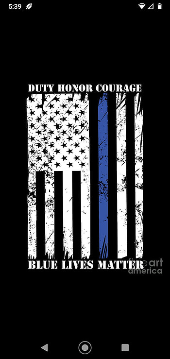 Blue lives matter, electric blue, art HD phone wallpaper