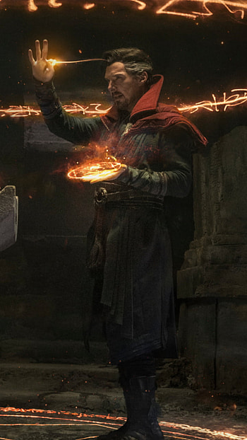 dc strange, gold, heat, magic, doctor strange HD phone wallpaper