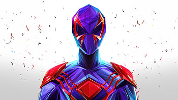 Spider Man 2099 Defies Future Odds, spiderman-2099, spiderman, superheroes, artwork, digital-art HD wallpaper
