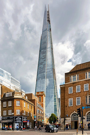 The Shard, Glass tower, London Bridge, Landmarks HD phone wallpaper