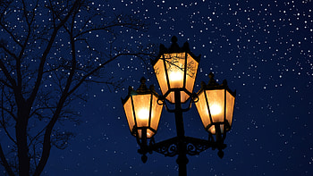 Street Lights, night, street, graphy, lights HD wallpaper