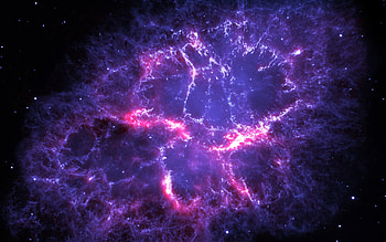 Galaxy Dark Purple Star HD wallpaper