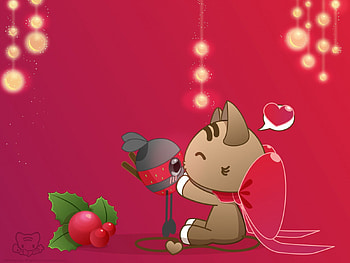 Berry Ninja Momo, Bird, Berry, Kiss, Red, Kawaii, bekyoot, Cute HD wallpaper