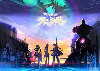 Tengen Toppa Gurren Lagann and background for , , Android and any screen resolution. HD wallpaper